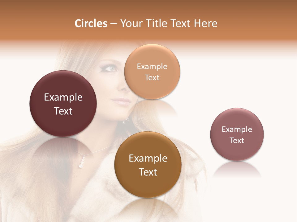 Portrait Young Hair PowerPoint Template