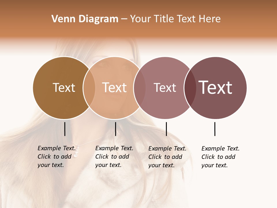 Portrait Young Hair PowerPoint Template