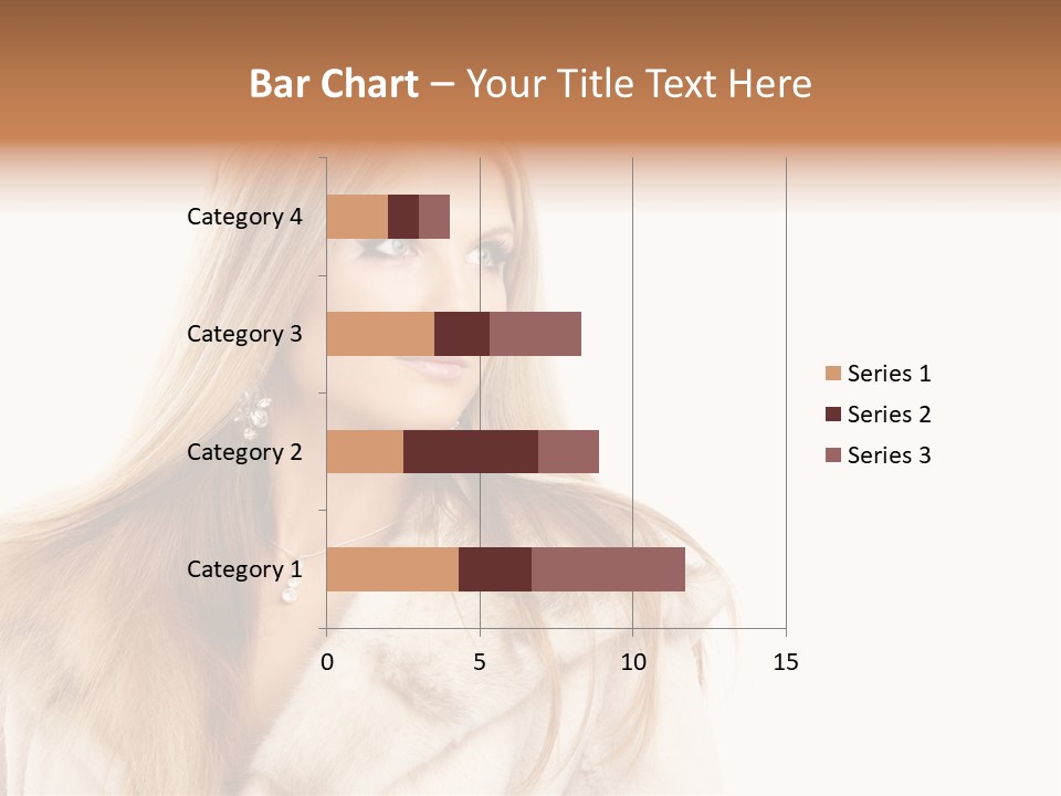 Portrait Young Hair PowerPoint Template