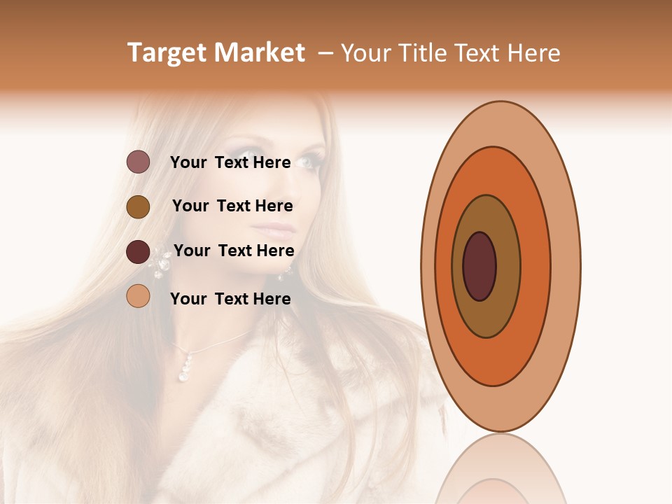 Portrait Young Hair PowerPoint Template