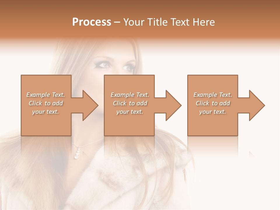 Portrait Young Hair PowerPoint Template