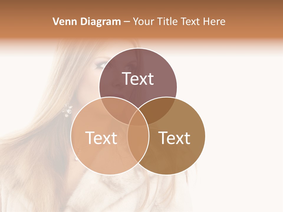 Portrait Young Hair PowerPoint Template