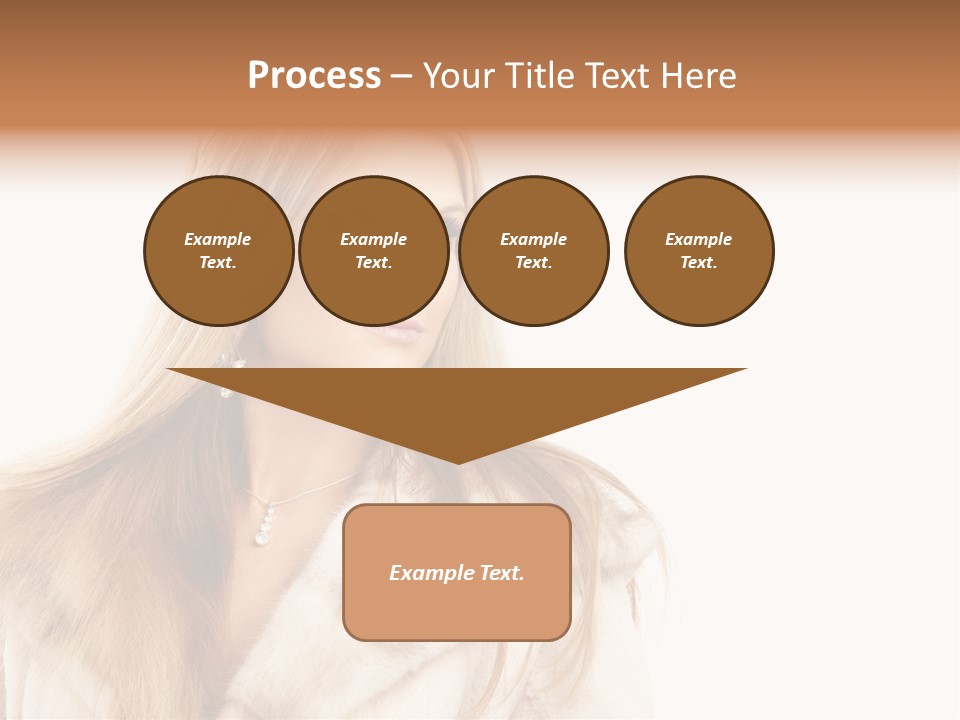 Portrait Young Hair PowerPoint Template