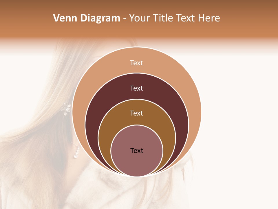 Portrait Young Hair PowerPoint Template