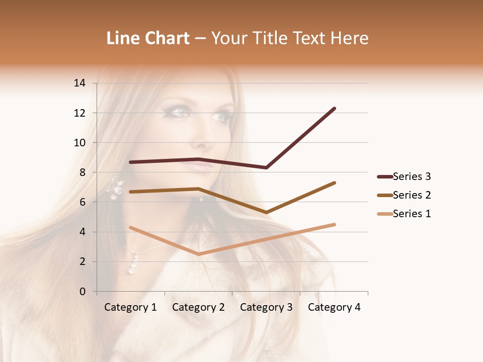 Portrait Young Hair PowerPoint Template
