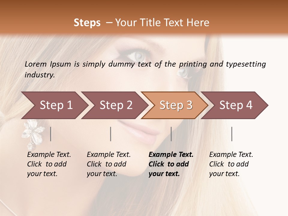 One Fashion Human PowerPoint Template