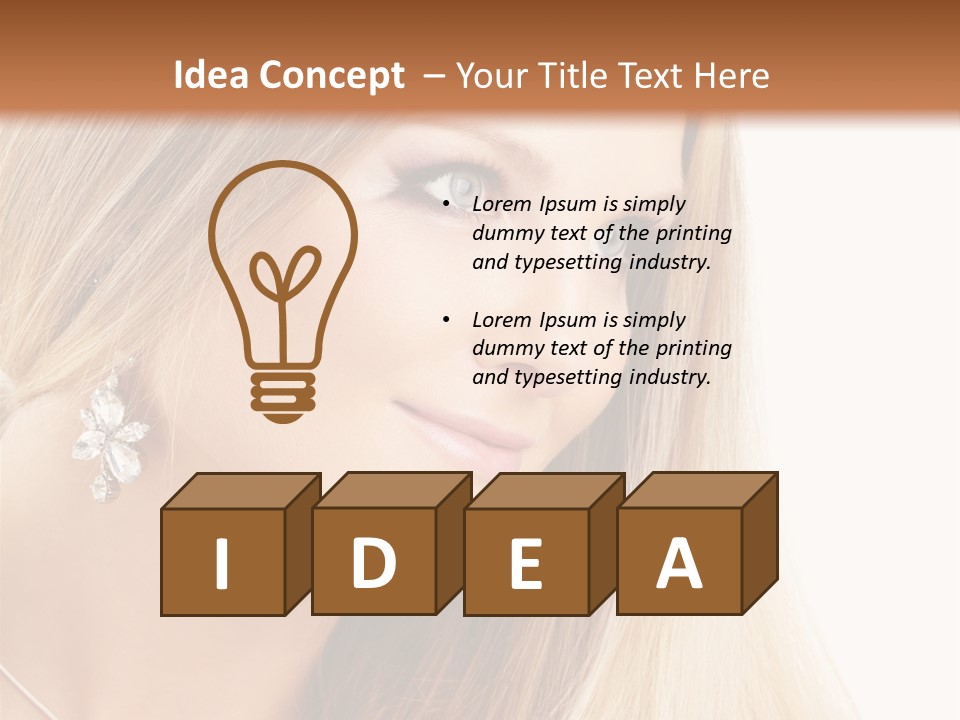 One Fashion Human PowerPoint Template