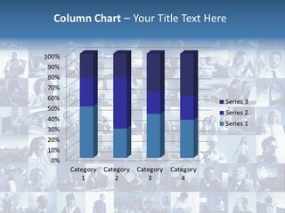 Woman Senior Son PowerPoint Template