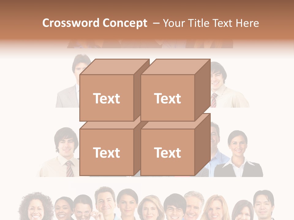 Person Team Happy PowerPoint Template