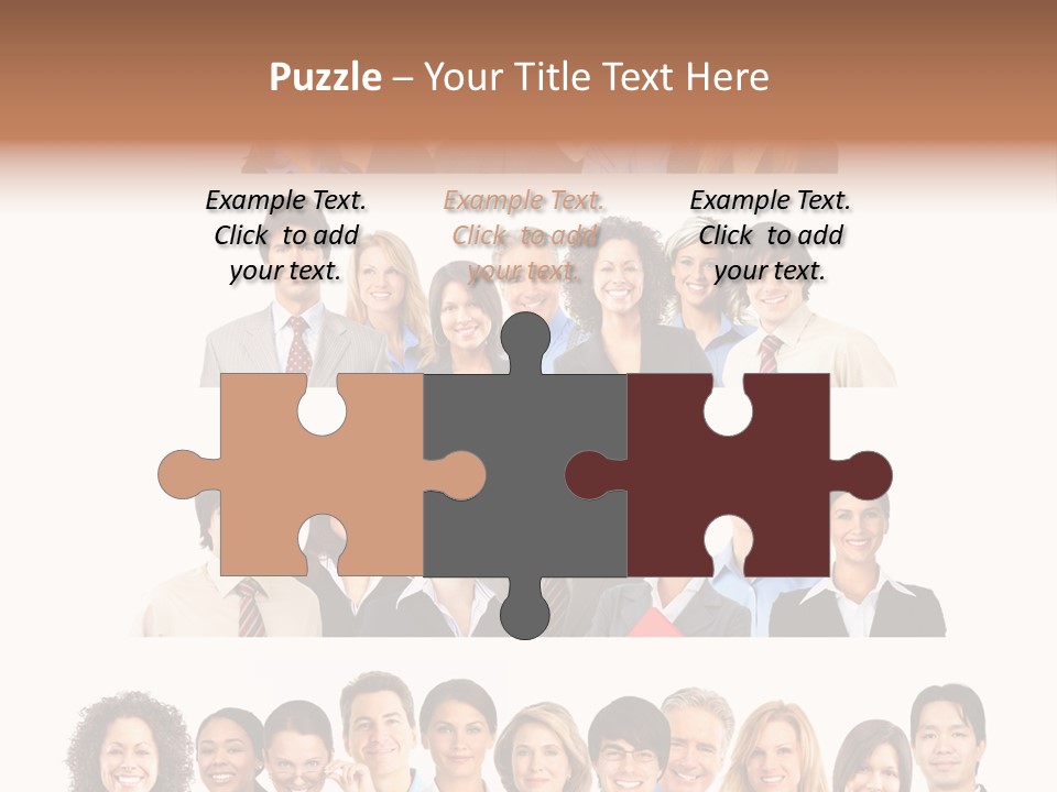 Person Team Happy PowerPoint Template