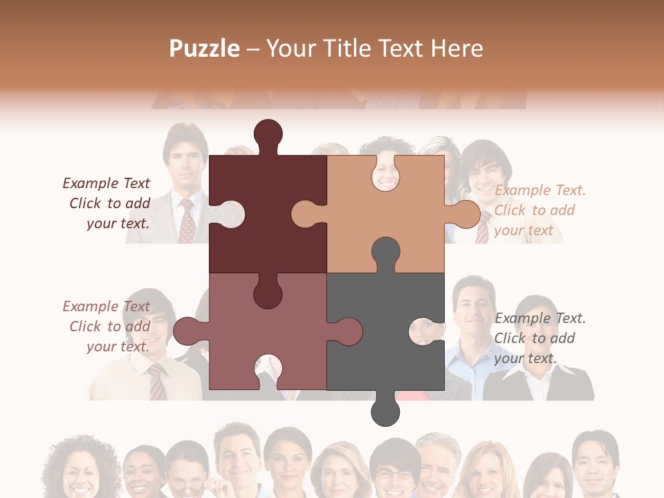 Person Team Happy PowerPoint Template