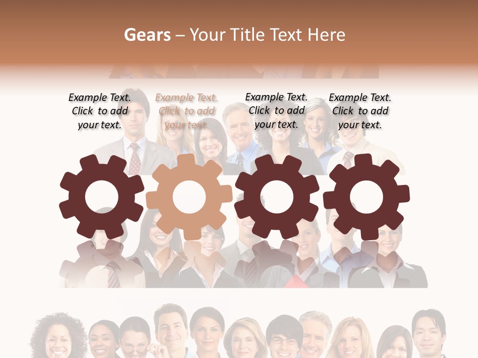 Person Team Happy PowerPoint Template