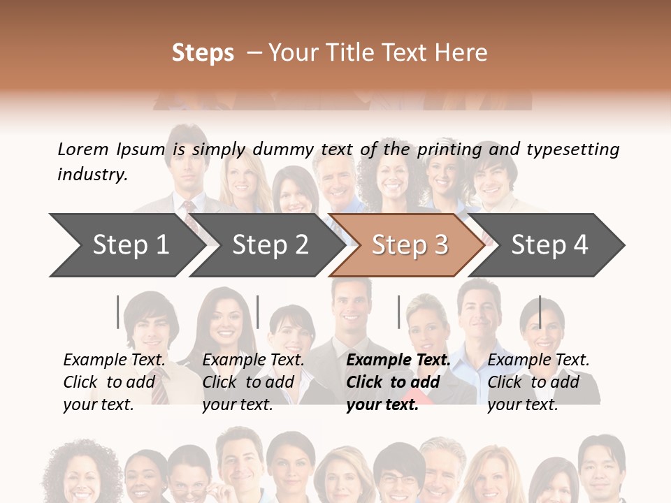 Person Team Happy PowerPoint Template