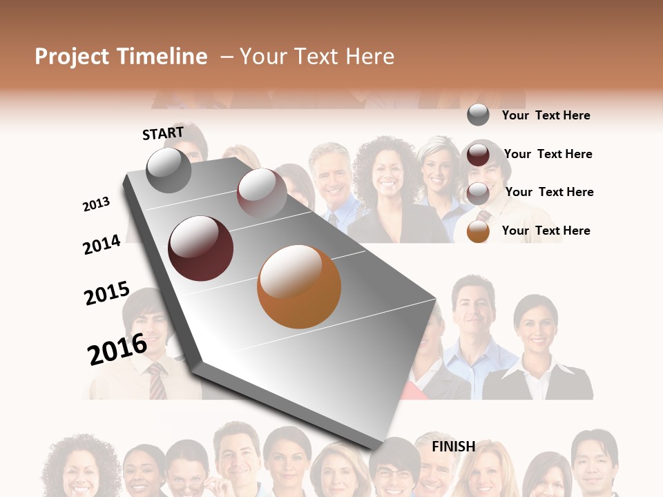 Person Team Happy PowerPoint Template