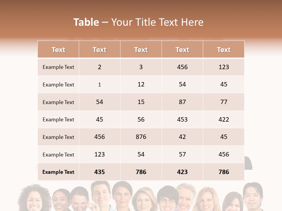 Person Team Happy PowerPoint Template