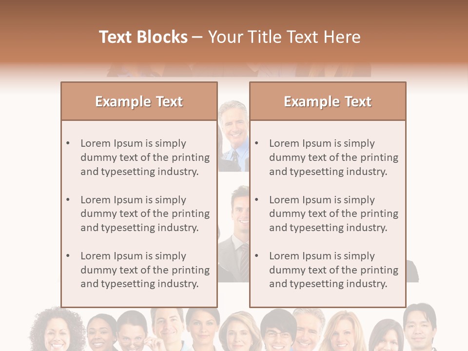 Person Team Happy PowerPoint Template