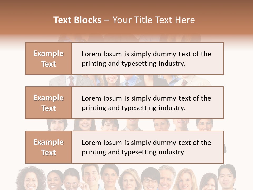 Person Team Happy PowerPoint Template