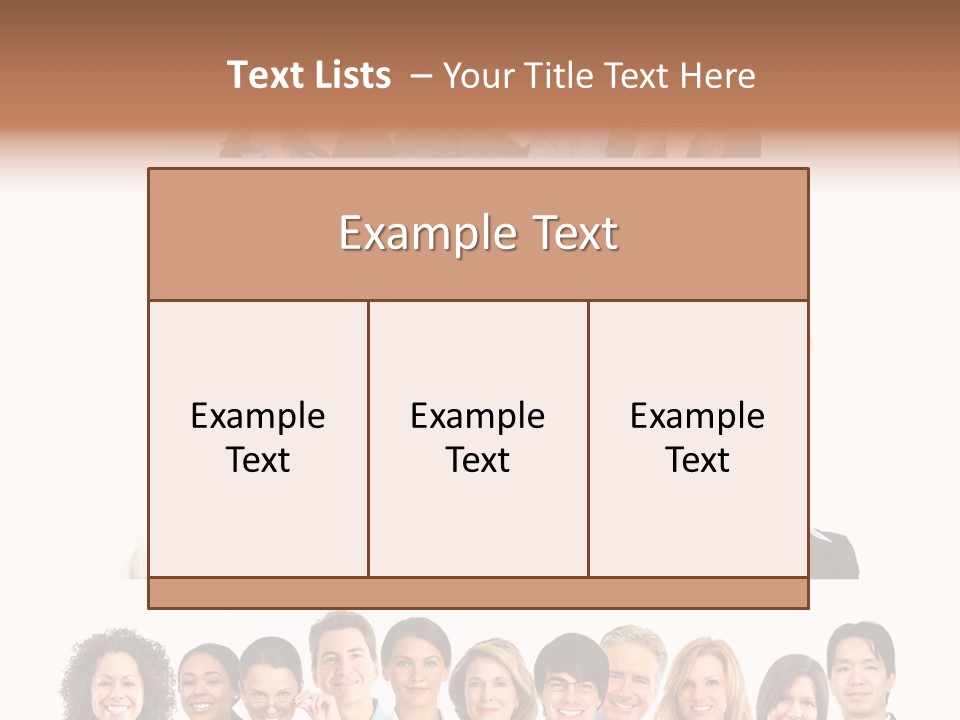 Person Team Happy PowerPoint Template
