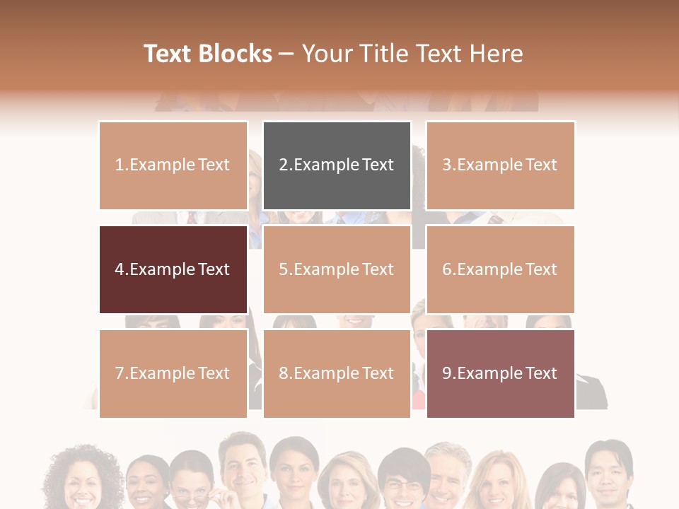 Person Team Happy PowerPoint Template