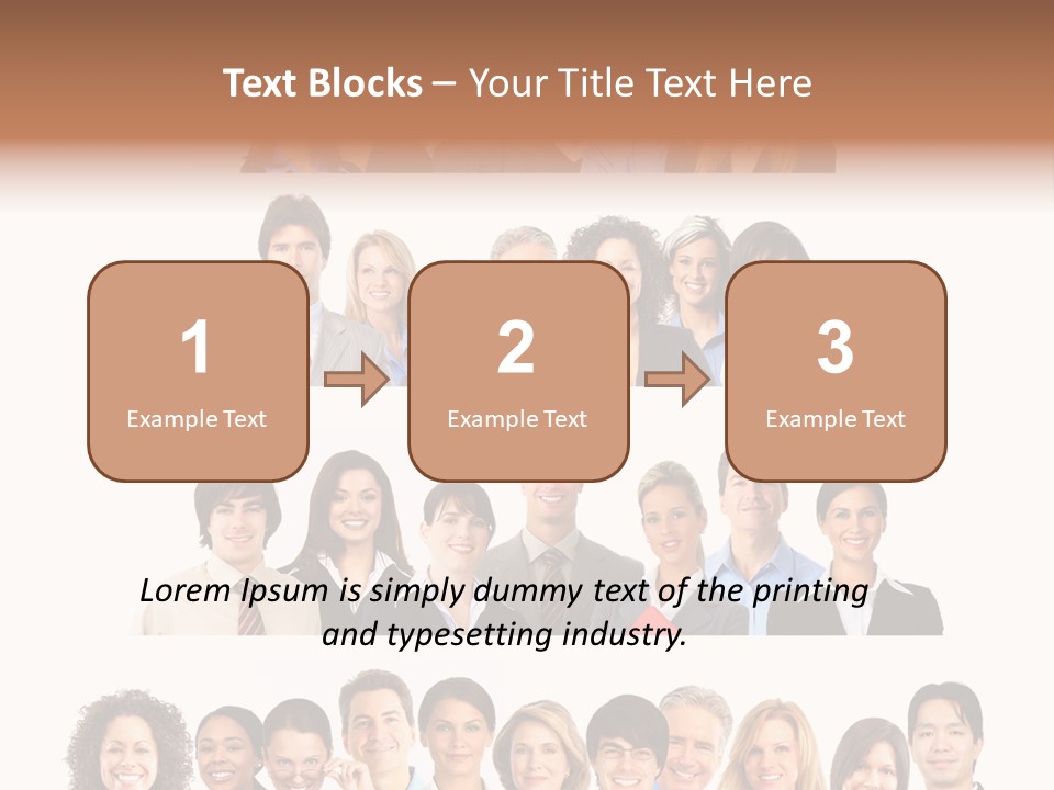 Person Team Happy PowerPoint Template