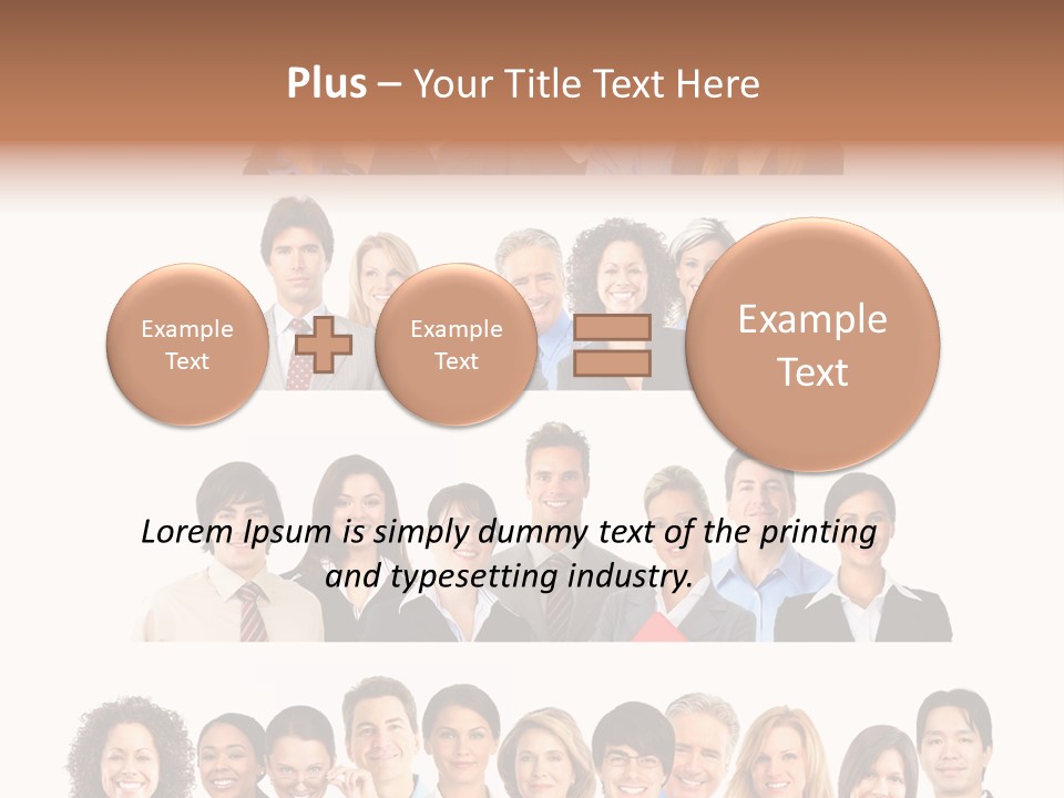 Person Team Happy PowerPoint Template