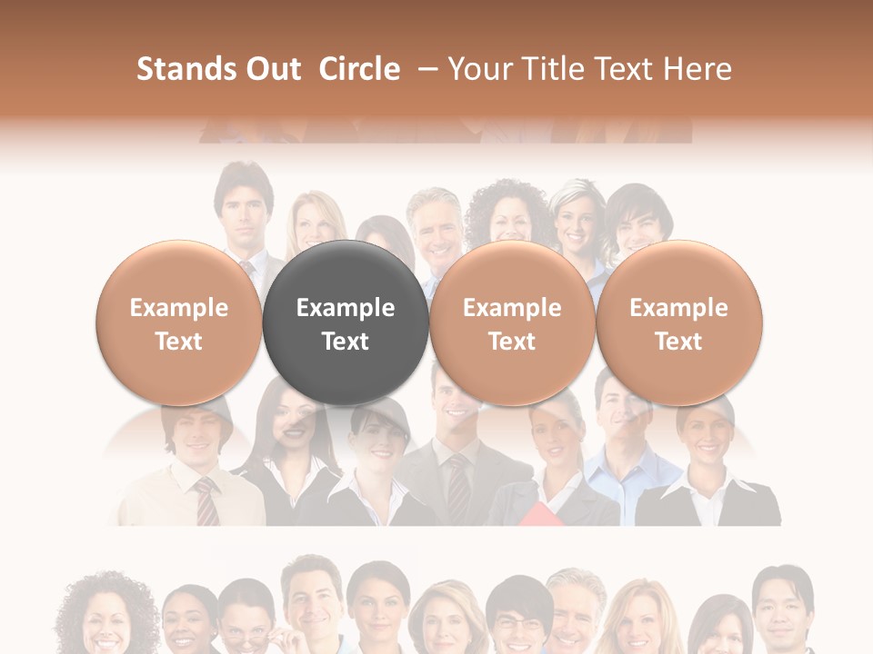 Person Team Happy PowerPoint Template