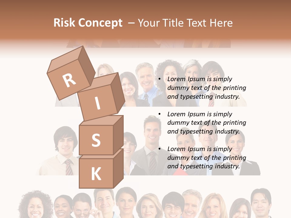 Person Team Happy PowerPoint Template