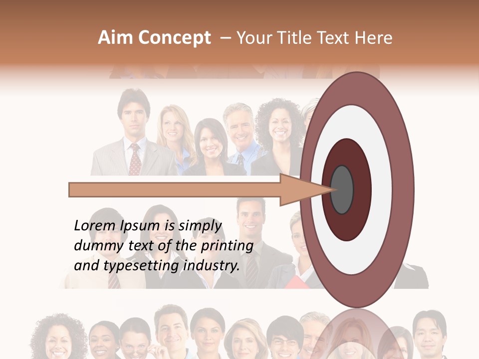 Person Team Happy PowerPoint Template