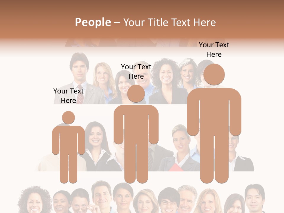 Person Team Happy PowerPoint Template