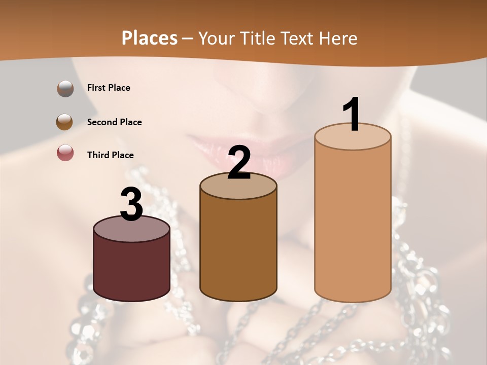 Bright Young Necklace PowerPoint Template