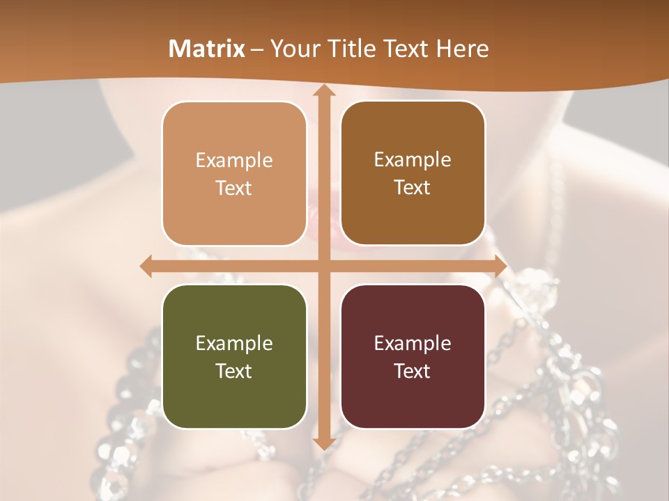 Bright Young Necklace PowerPoint Template