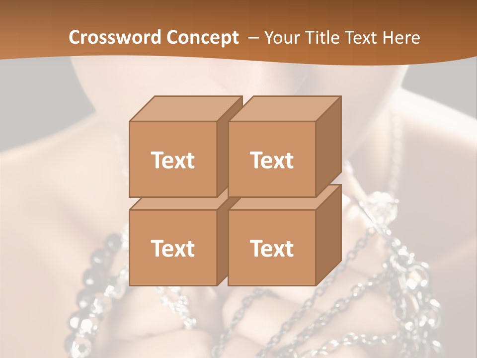 Bright Young Necklace PowerPoint Template