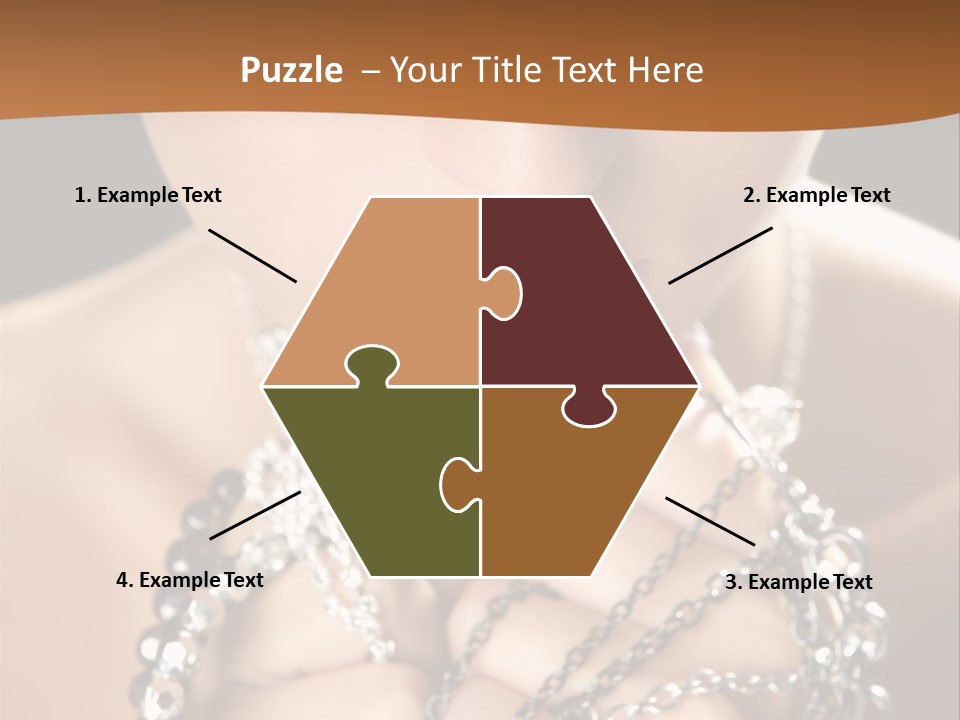 Bright Young Necklace PowerPoint Template