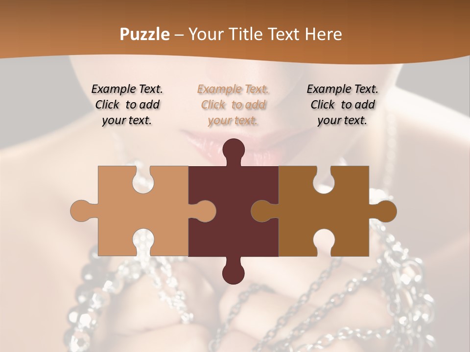 Bright Young Necklace PowerPoint Template