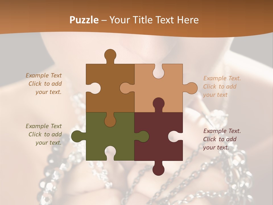 Bright Young Necklace PowerPoint Template