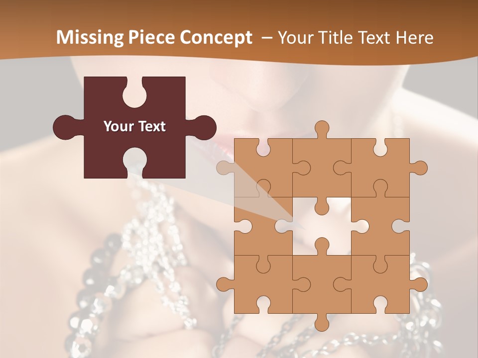 Bright Young Necklace PowerPoint Template