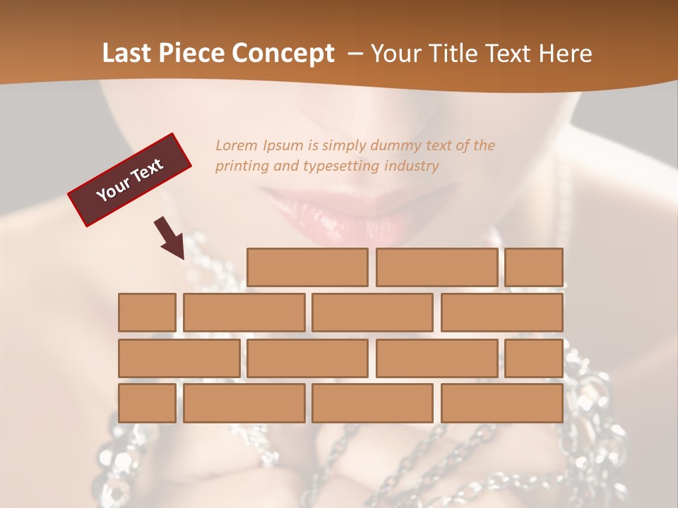 Bright Young Necklace PowerPoint Template