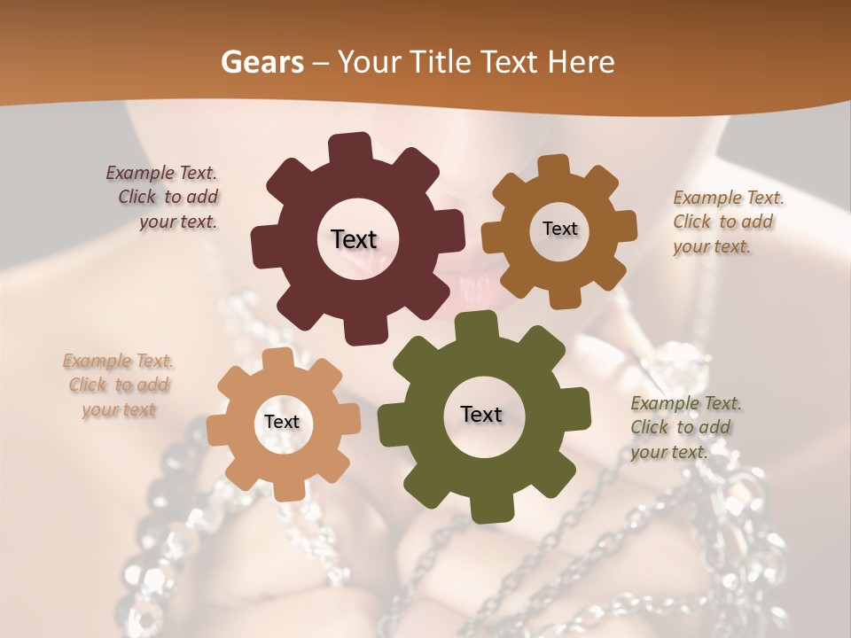 Bright Young Necklace PowerPoint Template