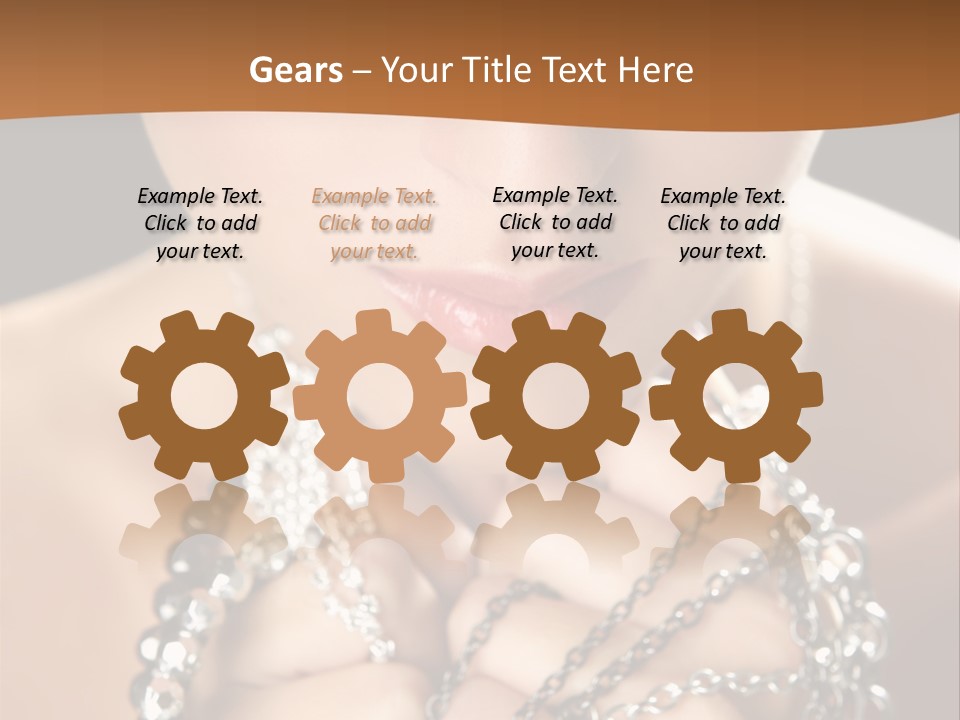 Bright Young Necklace PowerPoint Template