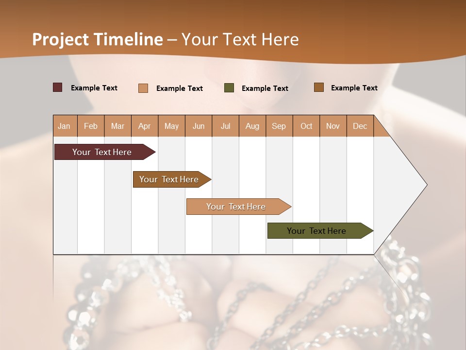 Bright Young Necklace PowerPoint Template