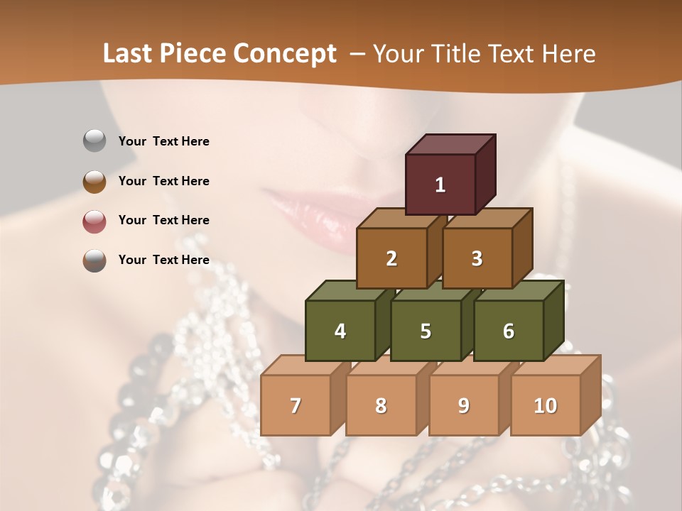 Bright Young Necklace PowerPoint Template