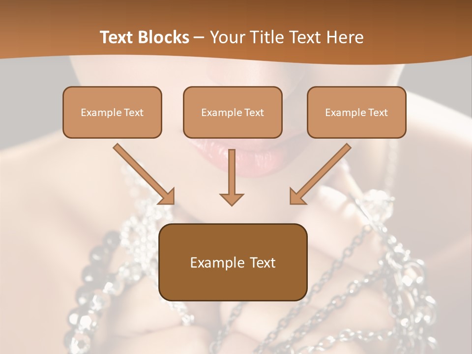 Bright Young Necklace PowerPoint Template