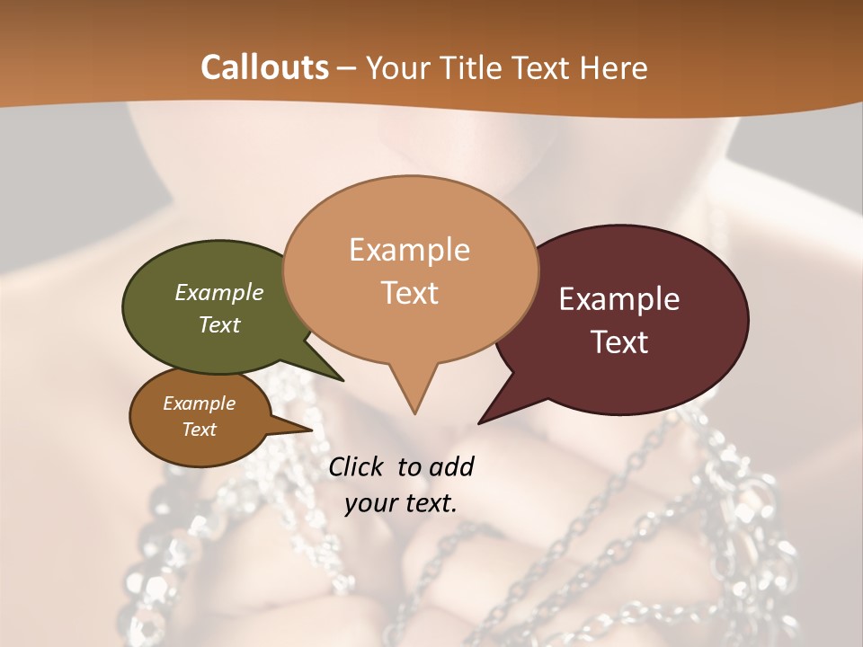 Bright Young Necklace PowerPoint Template