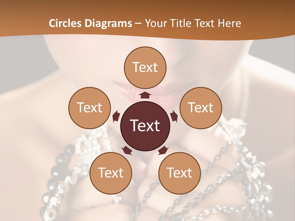 Bright Young Necklace PowerPoint Template