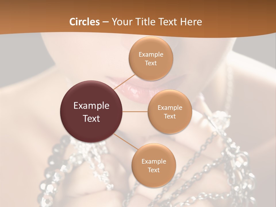 Bright Young Necklace PowerPoint Template