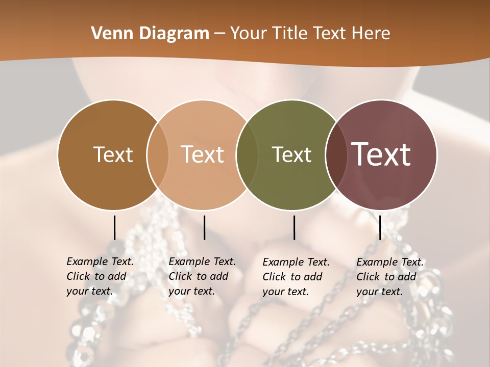 Bright Young Necklace PowerPoint Template