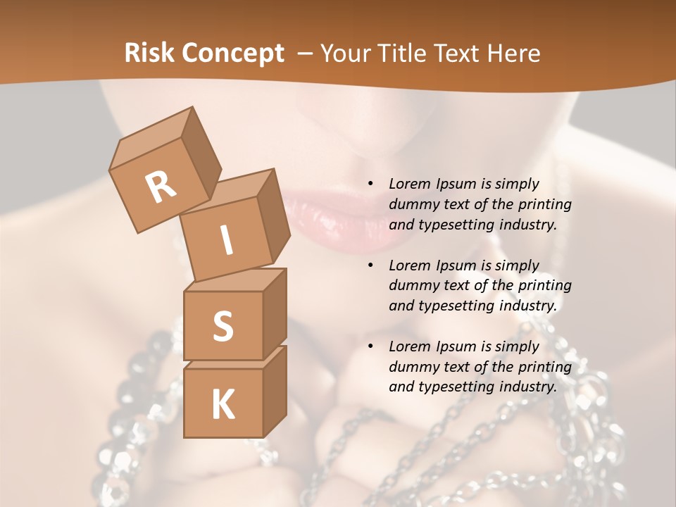 Bright Young Necklace PowerPoint Template