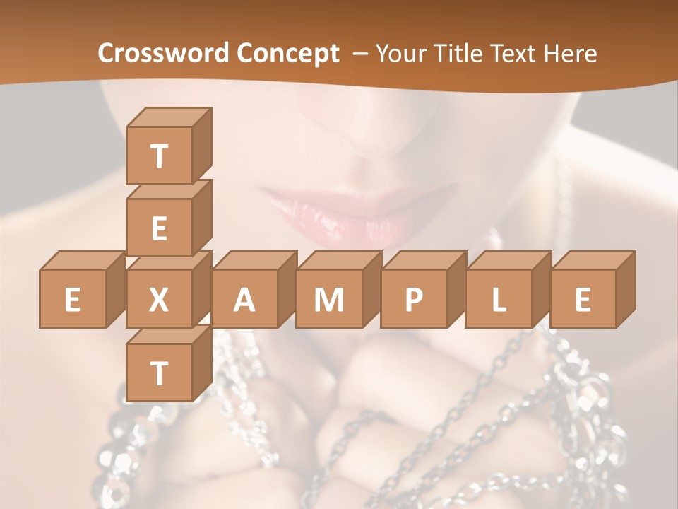 Bright Young Necklace PowerPoint Template