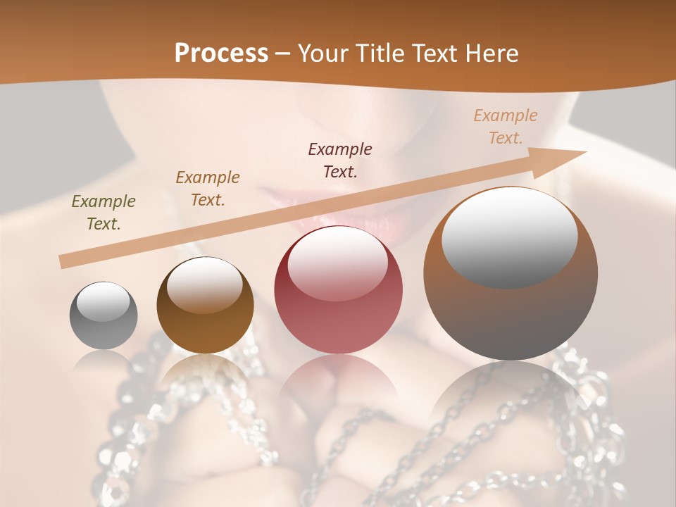 Bright Young Necklace PowerPoint Template