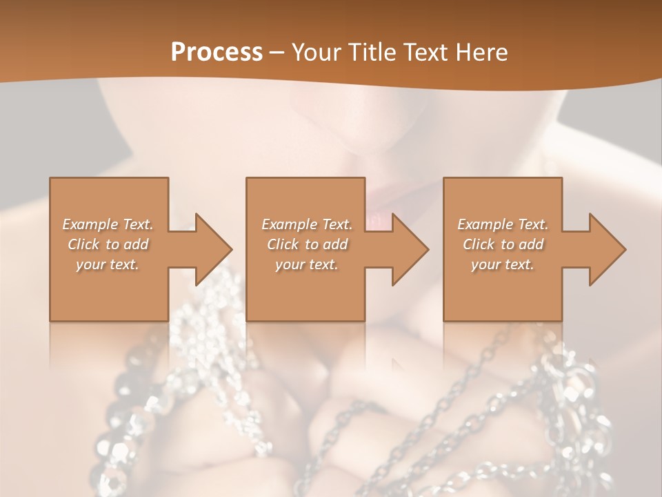 Bright Young Necklace PowerPoint Template